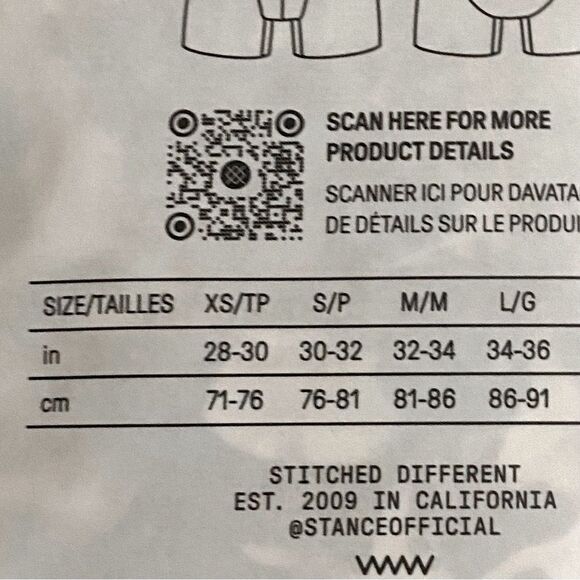 New Stance Boxer Brief Shorts Butter Blend Orange/Yellow Dye on Dye S (30"-32") - Picture 8 of 12